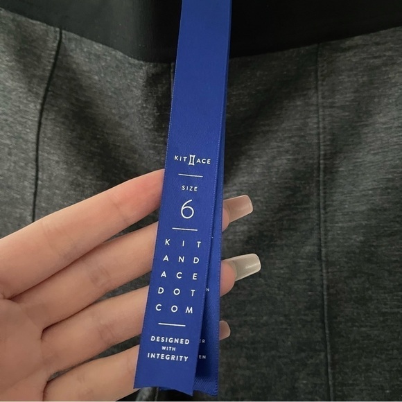 KIT & Ace | Pencil Me In Pants Grey Size 6 - Picture 10 of 11